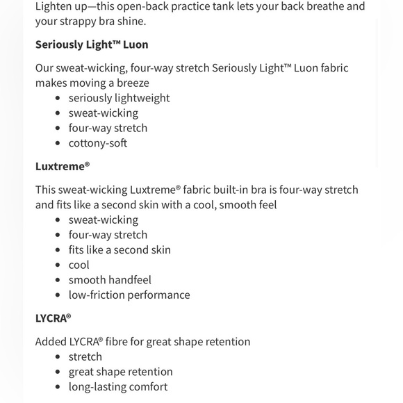 lululemon athletica Lighten Up Tank - Heathered Pink - Picture 9 of 9